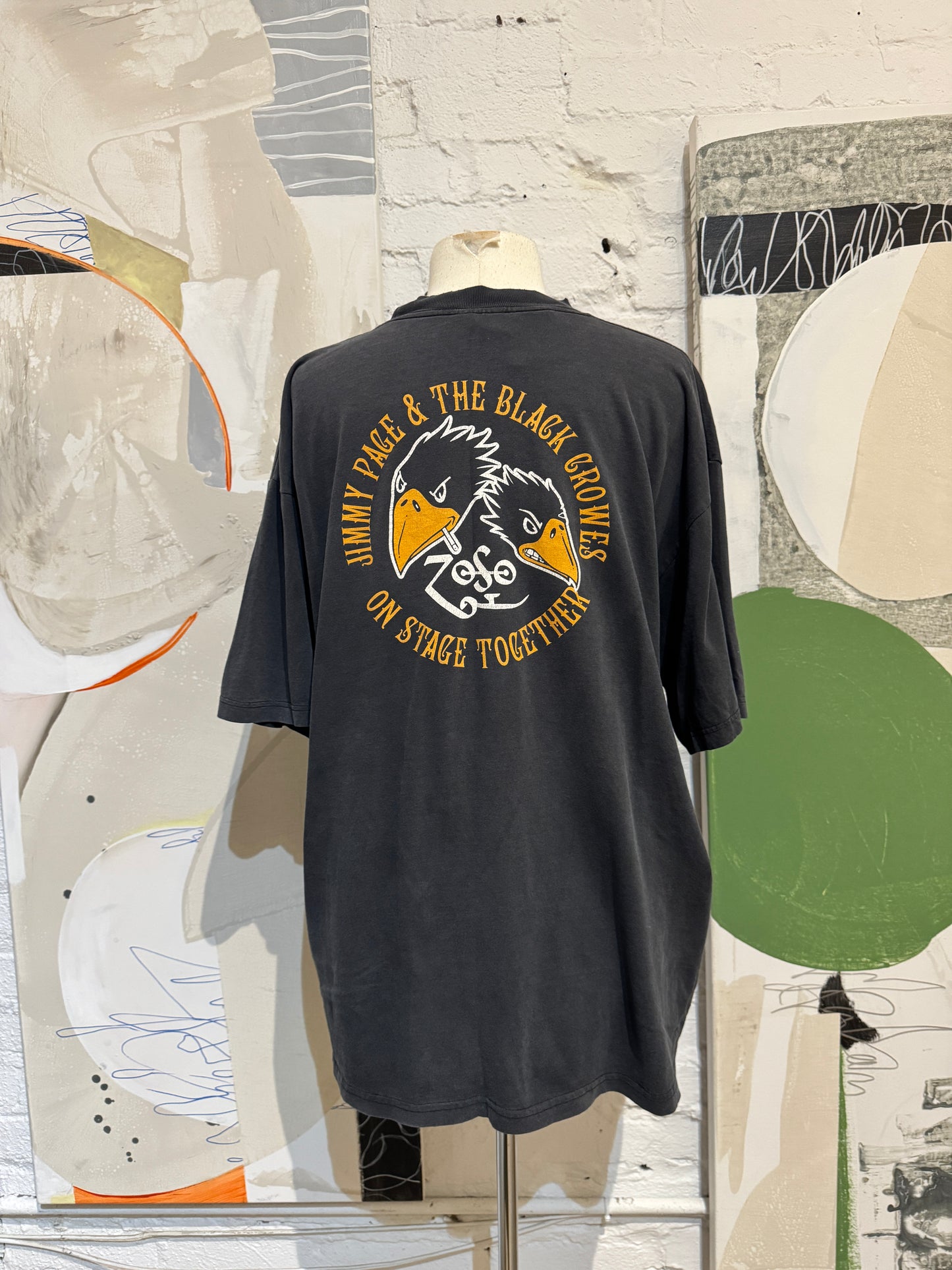 Vintage 2000 Jimmy Page & The Black Crowes Tour T-Shirt