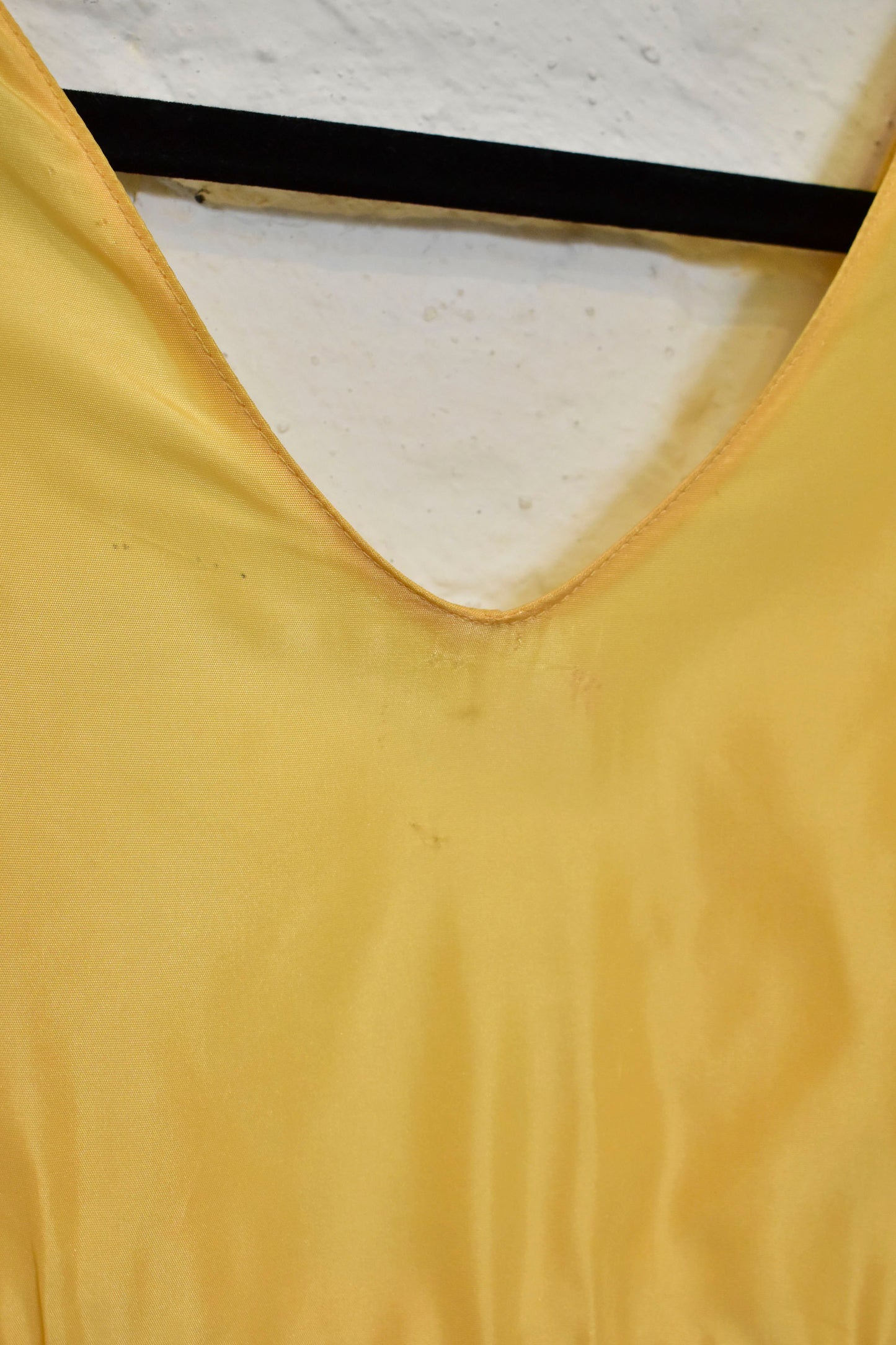 Vintage 1930s Yellow Taffeta Gown