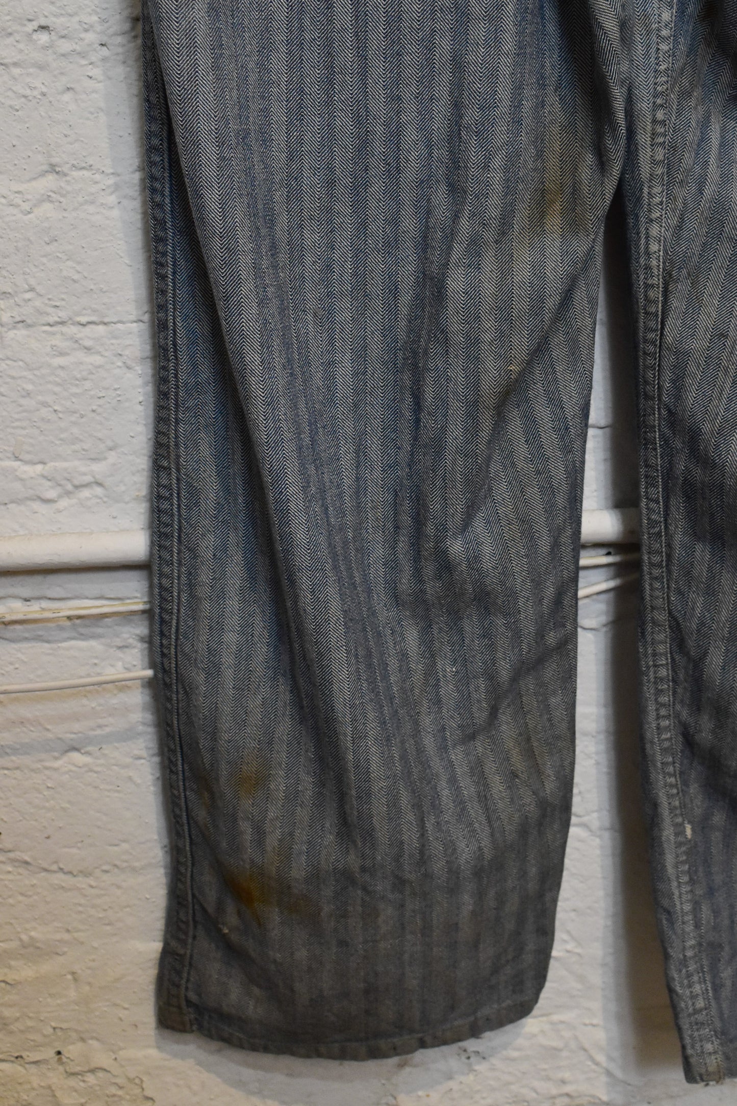 Vintage 1960s Burlington Herringbone Workwear Coveralls