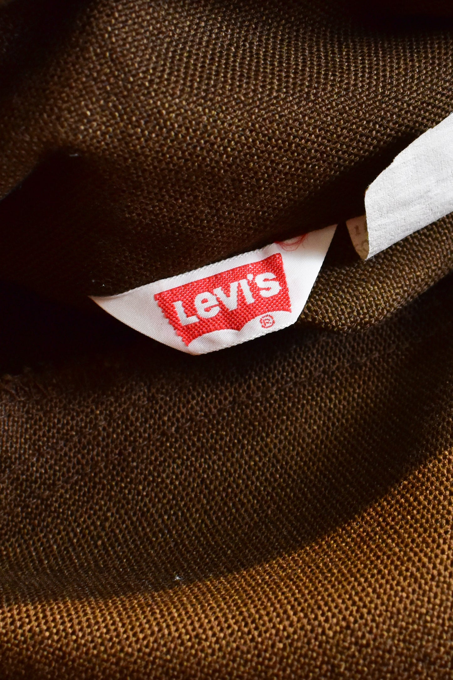 Vintage 1970s "Levi's" Big E Brown Shirt