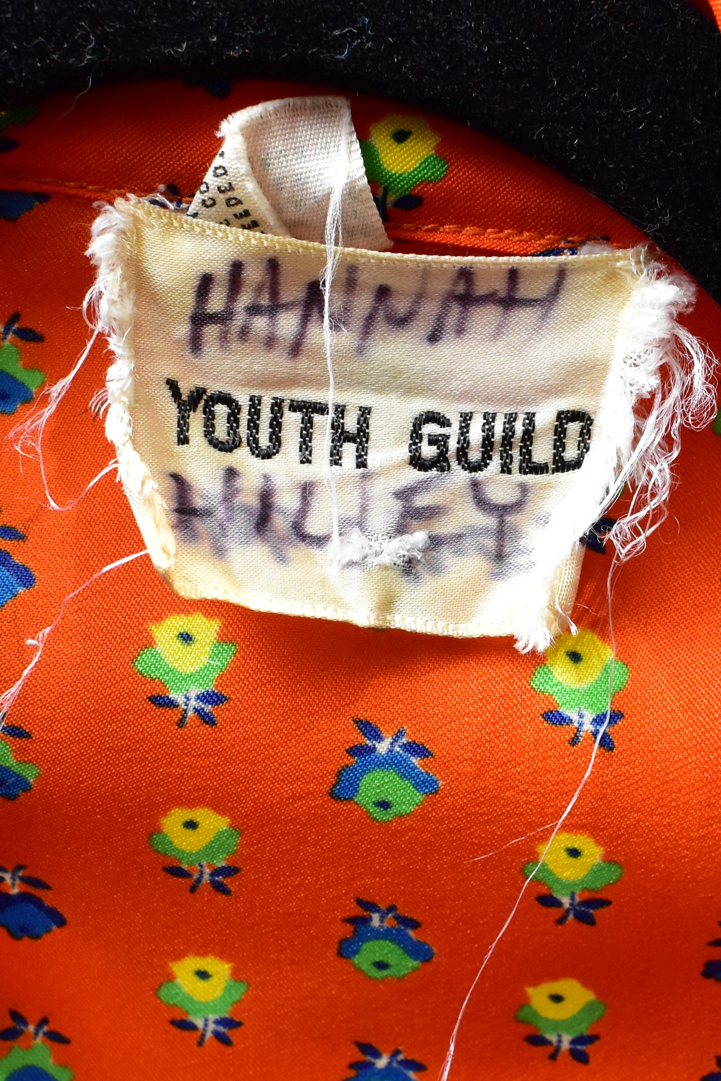 Vintage 1960s Floral Cropped Top Skirt Set