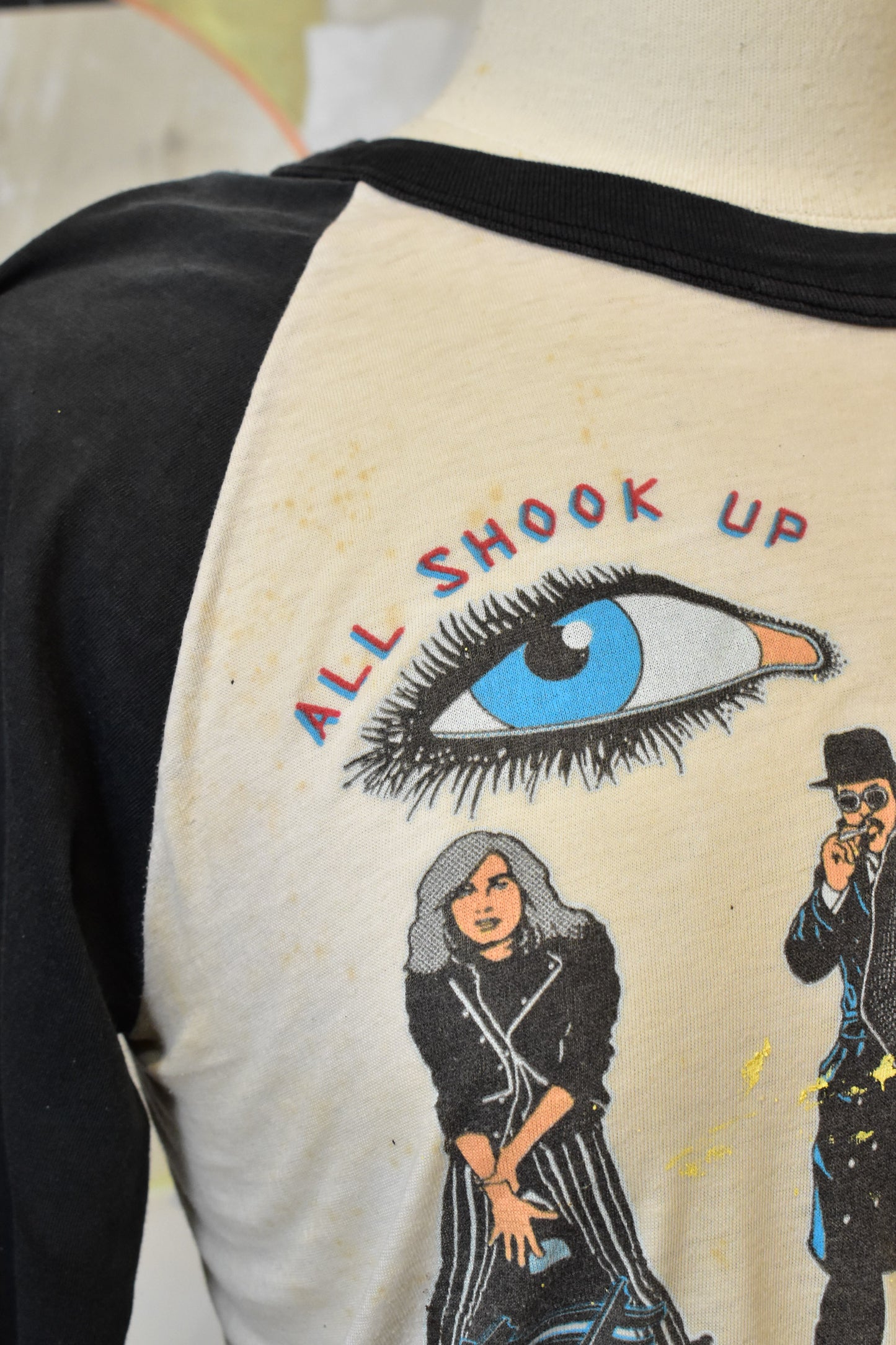 Vintage 1980s Cheap Trick All Shook Up Raglan T-shirt.