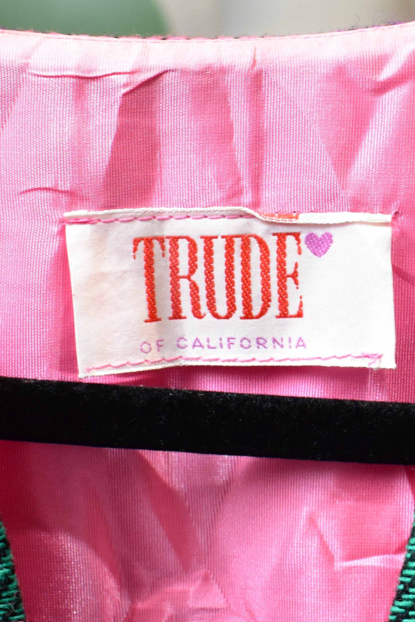 Vintage 1950s "Trude" Striped Vest