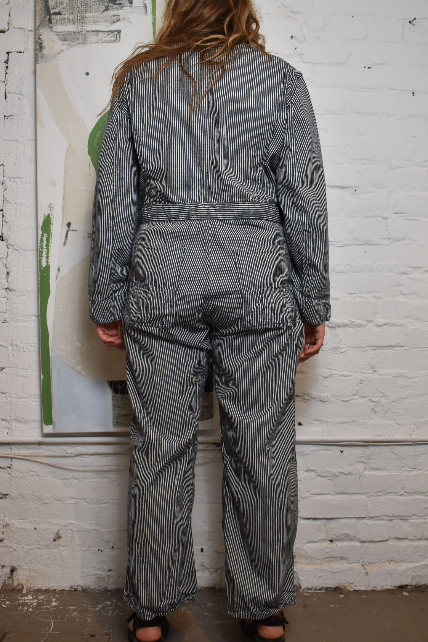 Vintage 1950s/60s Hickory Striped Hercules Coveralls "Nation - Alls"
