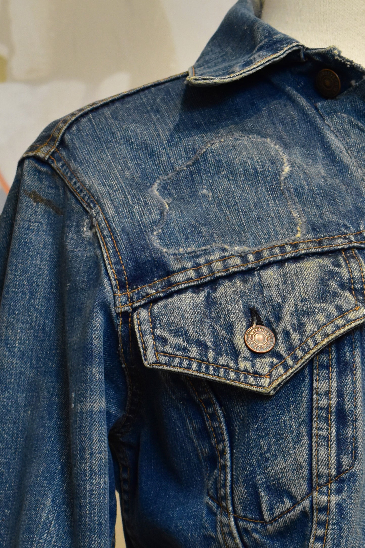 Vintage 1960's 70505 Levis Denim Type 3 Trucker Jacket