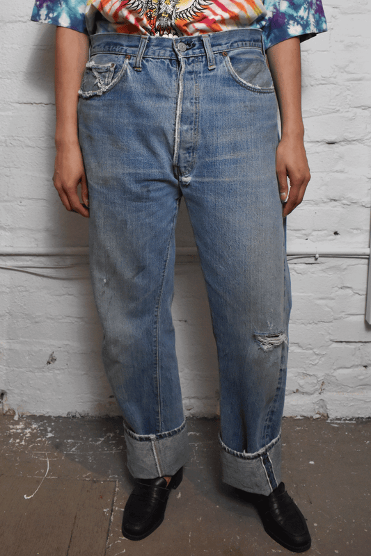 Vintage 1980s "Levi's 501" Red Line Selvedge Jeans