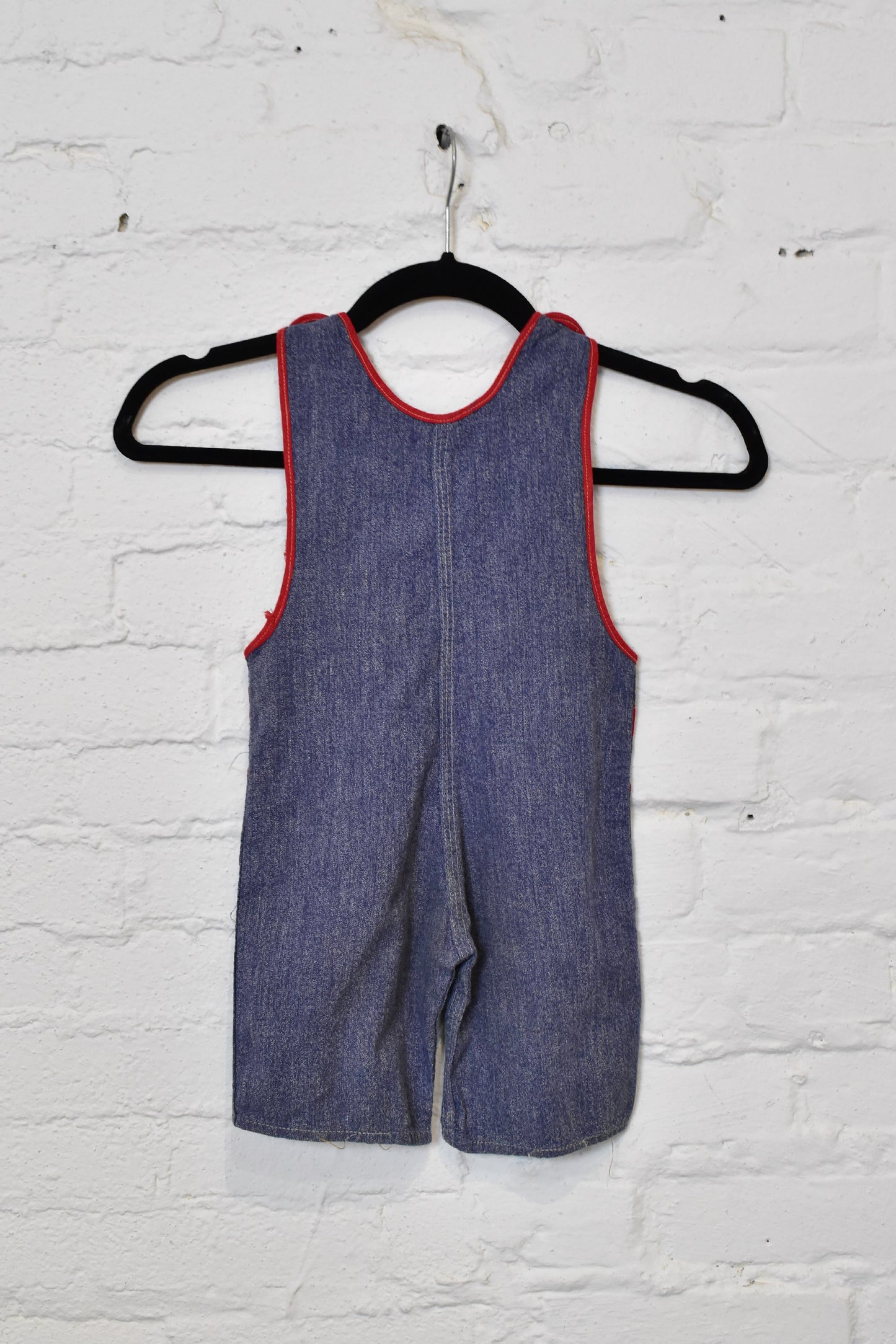 Antique 1910s Children's Wabash Indigo Jumpsuit Overalls