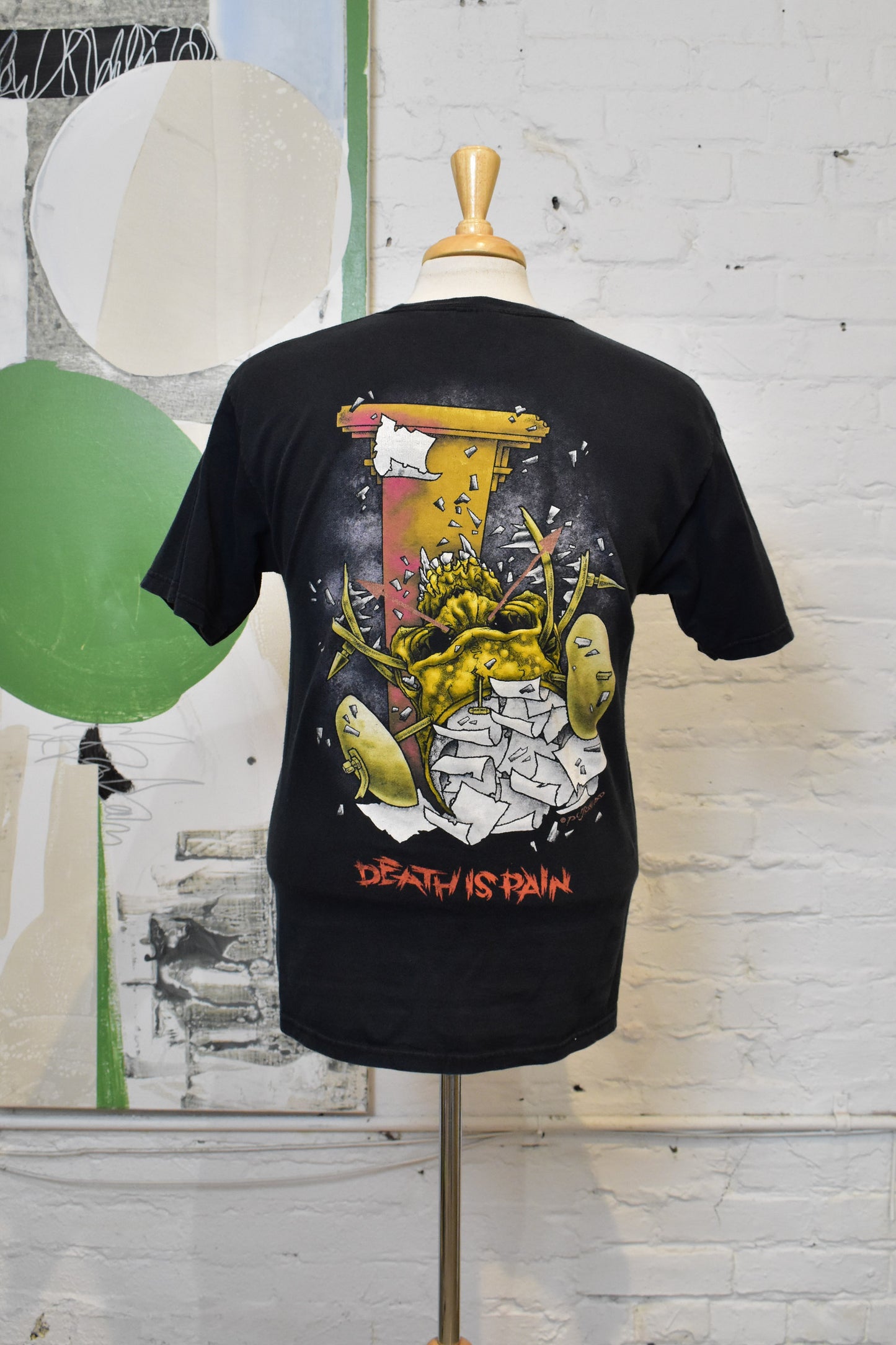 Vintage Metallica Death Is Pain Graphic T-Shirt