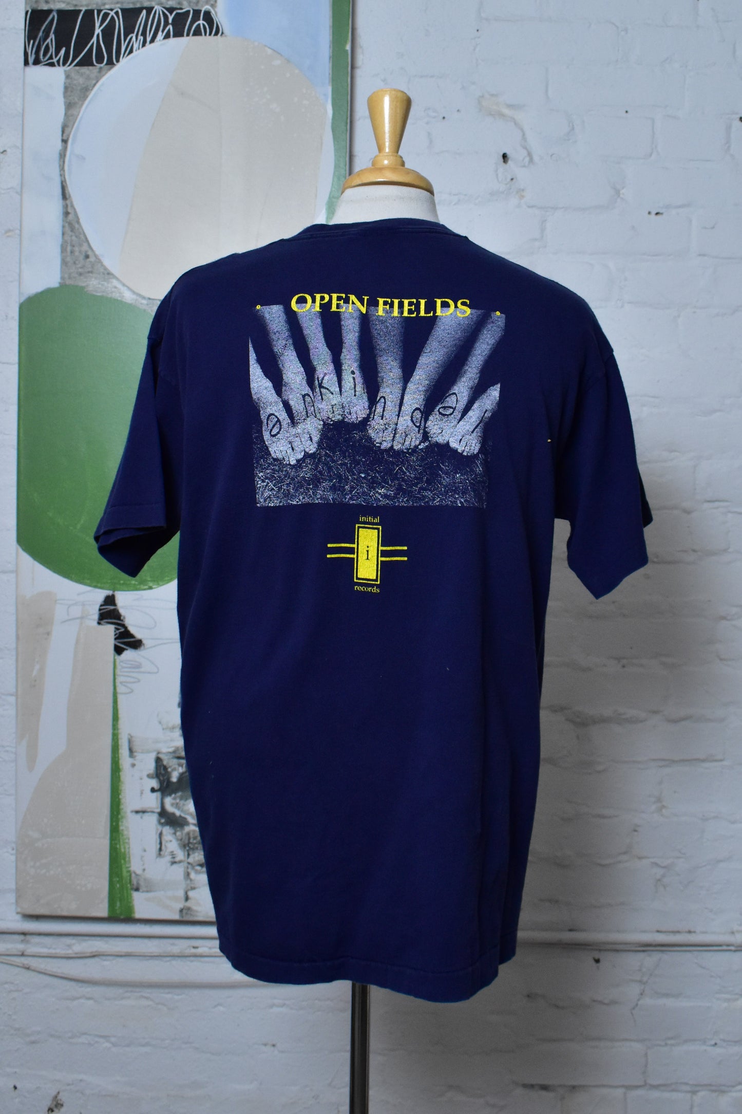 Enkindel Open Fields Band Shirt Initial Records Promo T-Shirt