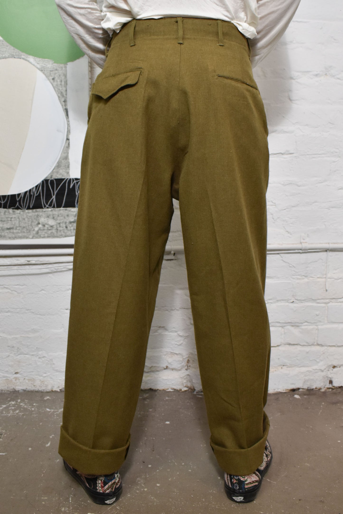 Vintage Wool Army Pants