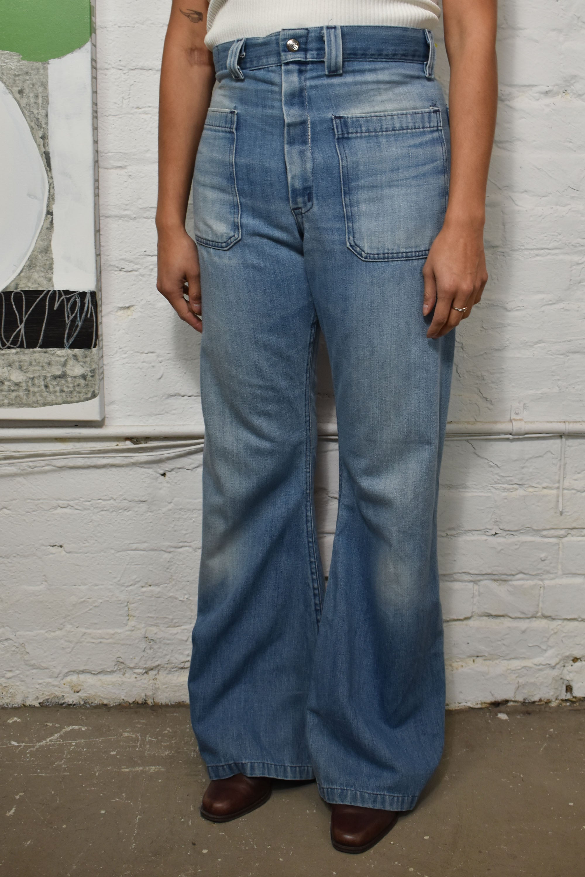 Vintage Seafarer 70's Bellbottom Pants: 70s style (made in 90s
