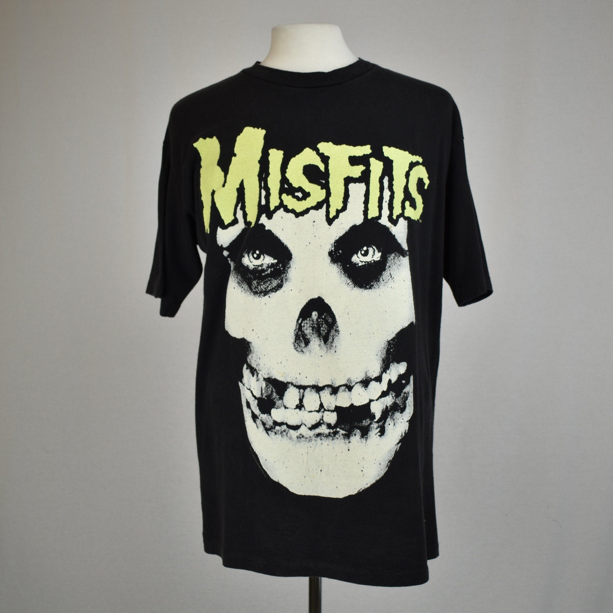 VTG 80's Misfits Of Midnight Graveyard Shift Single Stitch T Shirt