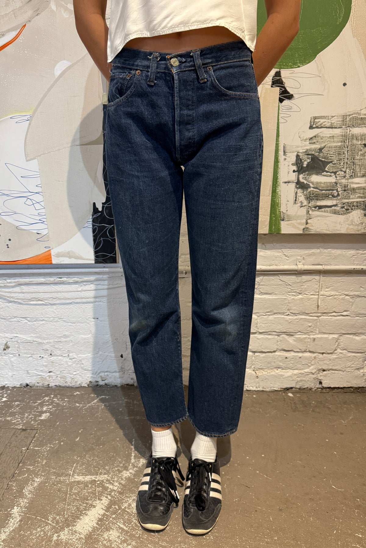 Vintage 1960s Levis Big E Selvedge 501 Jeans