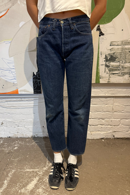 Vintage 1960s Levis Big E Selvedge 501 Jeans