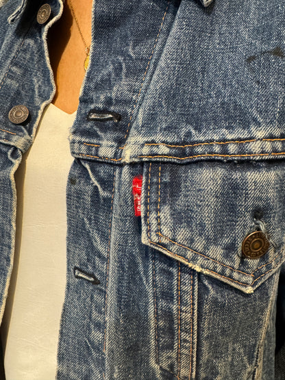 Vintage 1970's Levis Big E Denim Trucker Jacket