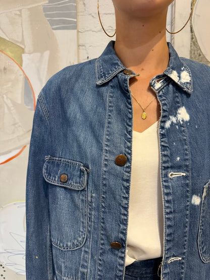 Vintage 1950's JC Penney Oxhide Denim Chore Jacket