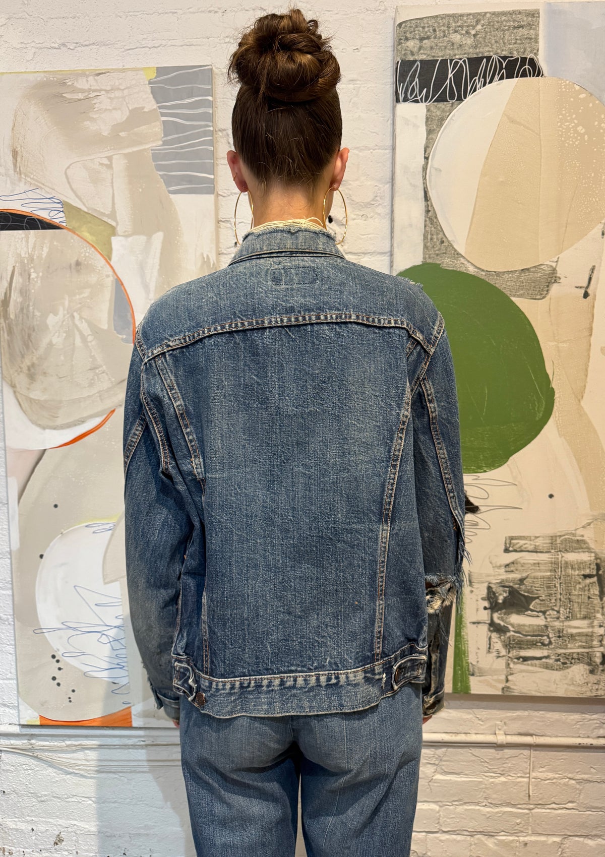 Vintage 1970's Levis Big E Denim Trucker Jacket