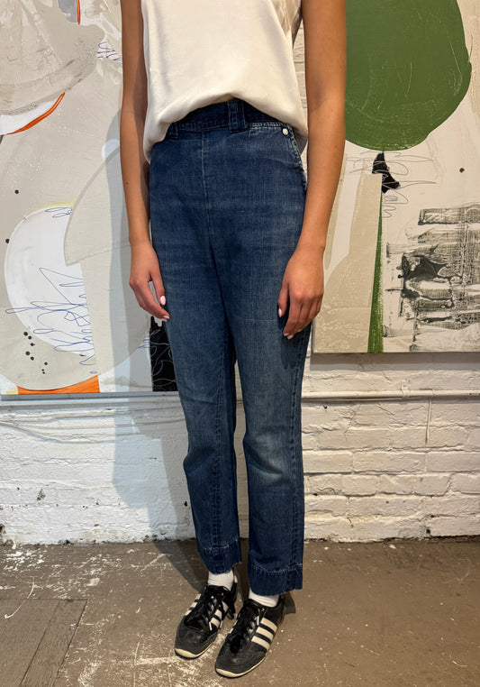 Vintage 1950s Levis Family Side Zip Womens Western Jeans