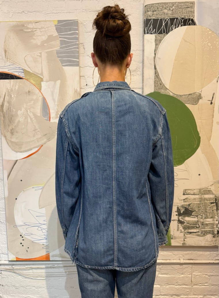 Vintage 1950's JC Penney Oxhide Denim Chore Jacket