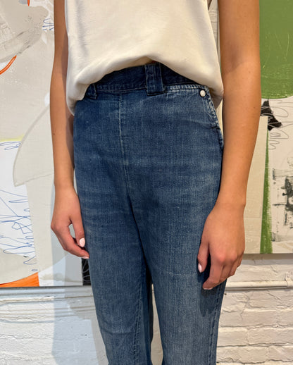 Vintage 1950s Levis Family Side Zip Womens Western Jeans
