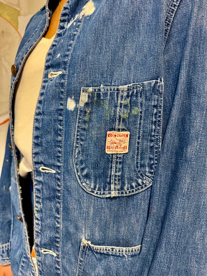 Vintage 1950's JC Penney Oxhide Denim Chore Jacket