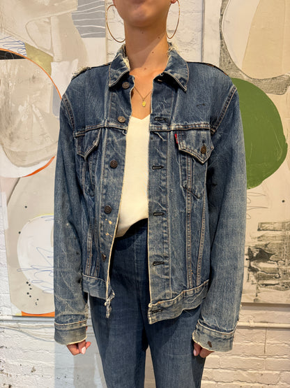 Vintage 1970's Levis Big E Denim Trucker Jacket