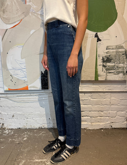 Vintage 1950s Levis Family Side Zip Womens Western Jeans