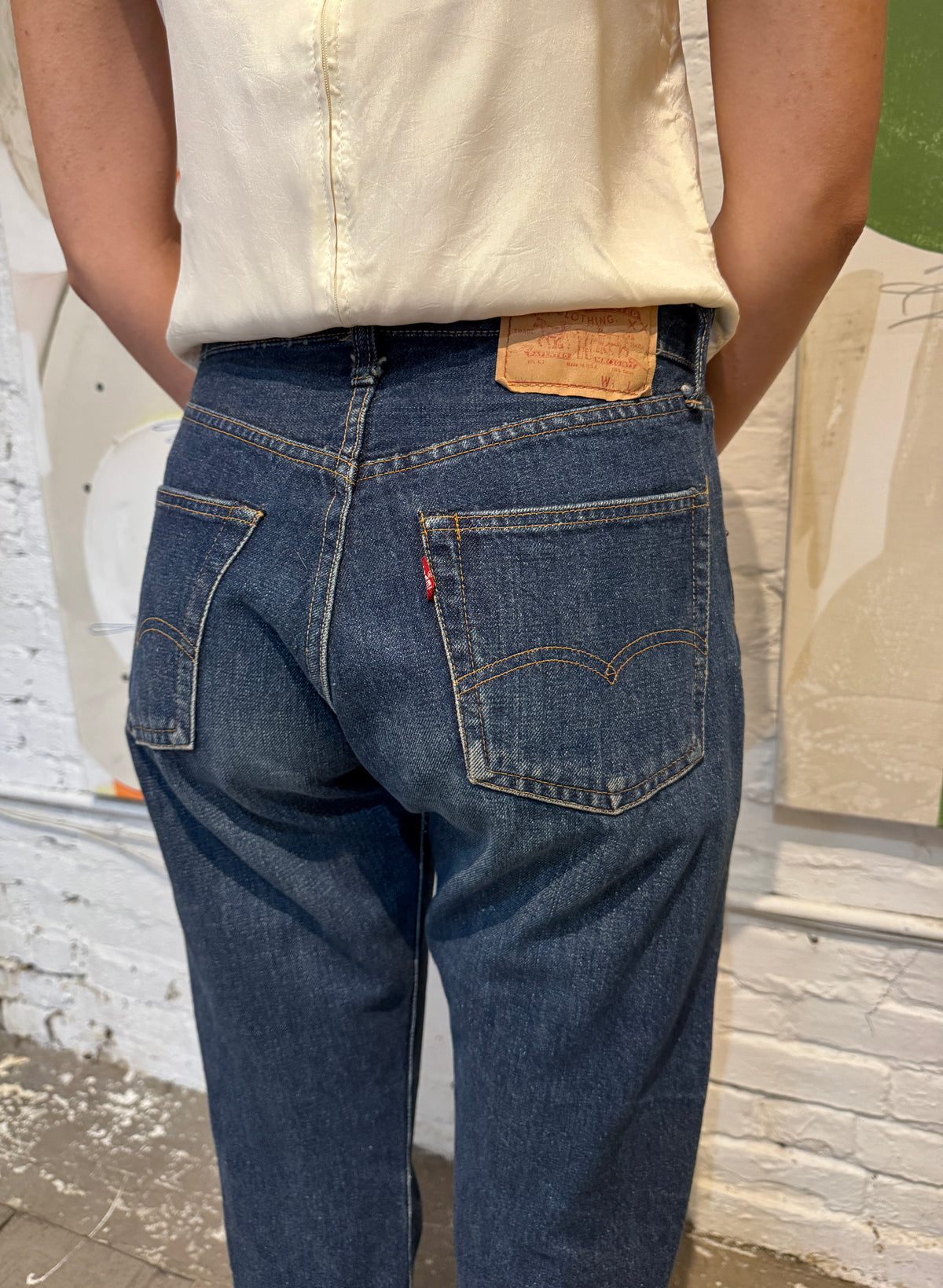 Vintage 1960s Levis Big E Selvedge 501 Jeans