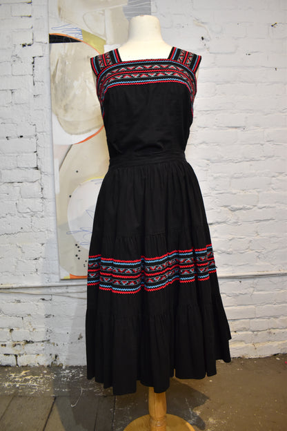 Vintage 1950s "Thunderbird Fashions" Patio Skirt Set