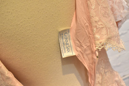 Vintage 1980's Gunne Sax Pink Lace Princess Dress