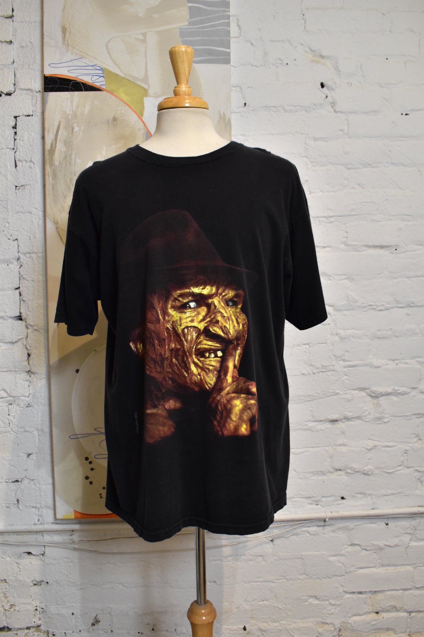 Vintage 1997 Freddy Krueger Nightmare On Elm Street Blue Grape T-Shirt