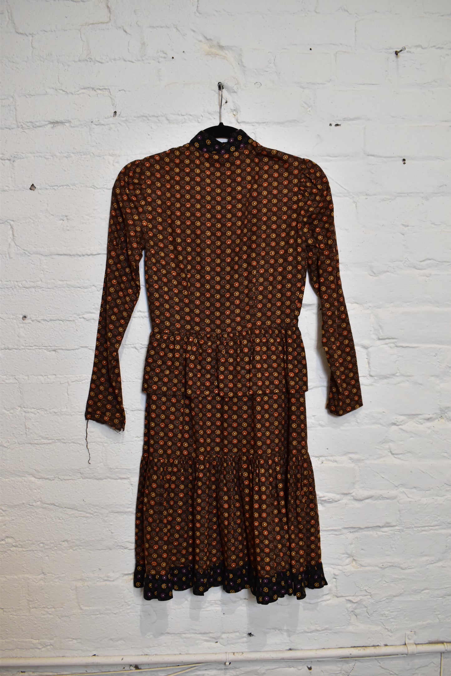 Vintage 1960s "Sue Brett Juniors" Prairie Dress