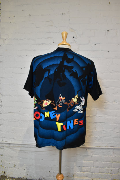 Vintage 1990s Looney Tunes All Over Print T-shirt