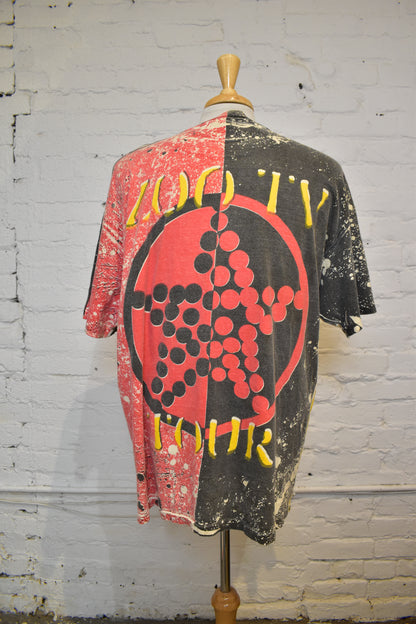 Vintage 1990s U2 Achtung Baby Zoo TV Tour All Over Print T-shirt