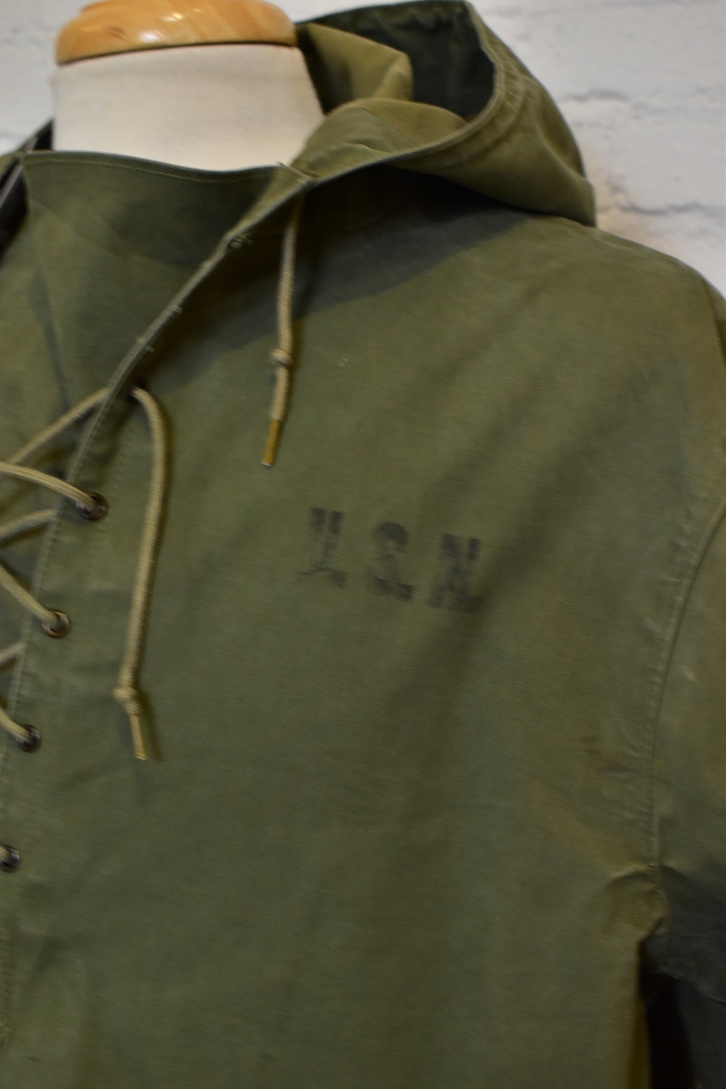 Vintage US Navy Foul Weather Rain Deck Jacket