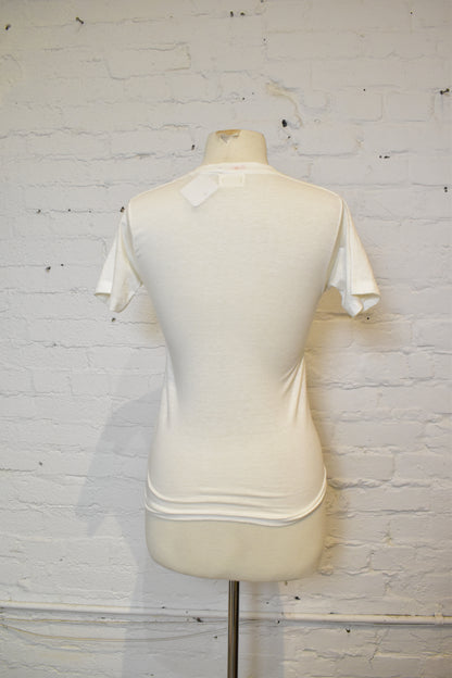 Vintage 1960s Kentfield Ringer Handpainted Art T-shirt