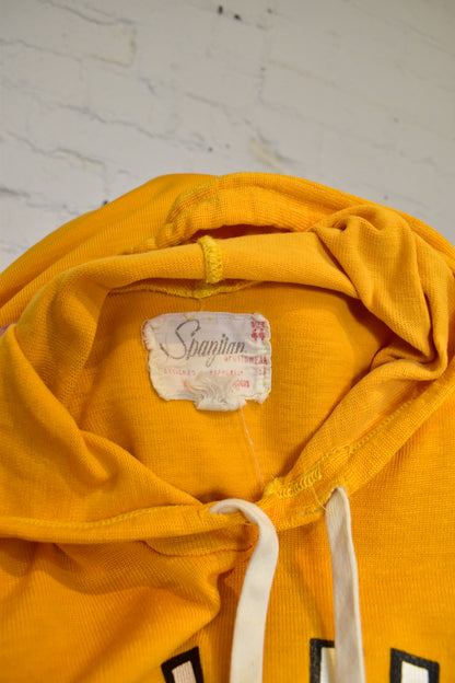 Vintage 1960s Vallivue "Spanjian" Atheletic Jersey Hoodie Sweatshirt