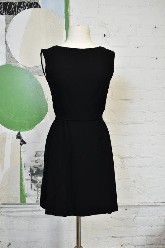 Vintage 1960s B Altman & Co Little Black Dress