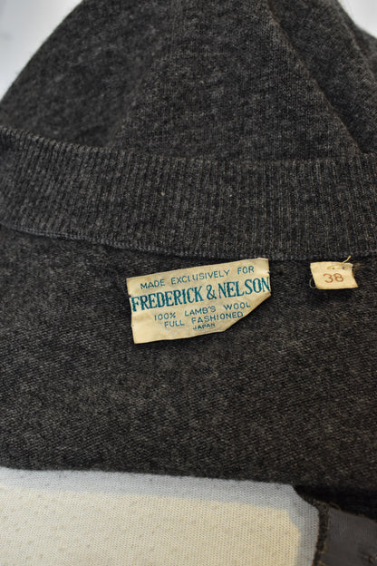 Vintage 1960s "Fredrick & Nelson" Lambswool Cardigan Sweater