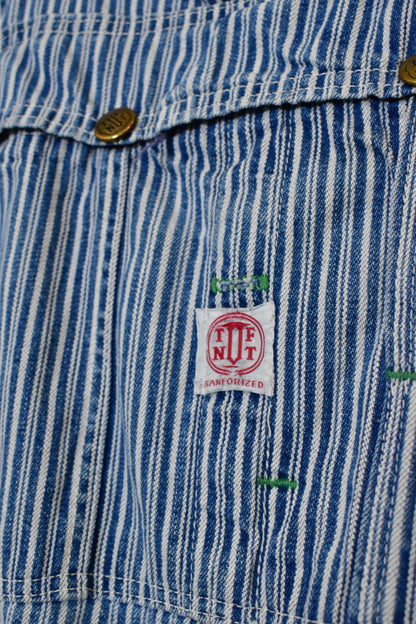 Vintage 50s 60s "Tuf Nut" Hickory Stripe Overalls