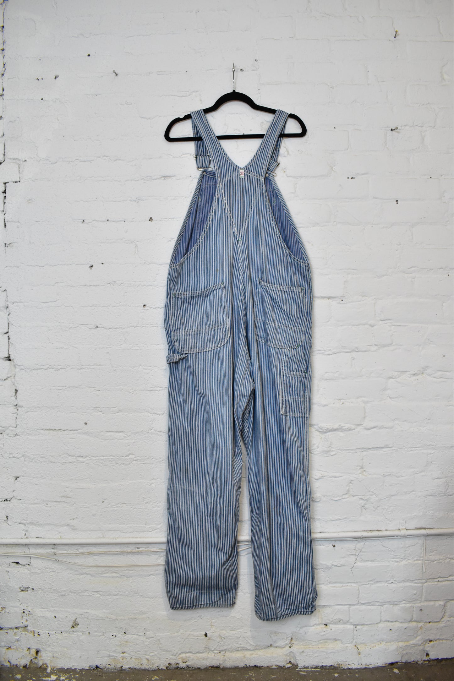 Vintage 50s 60s "Tuf Nut" Hickory Stripe Overalls