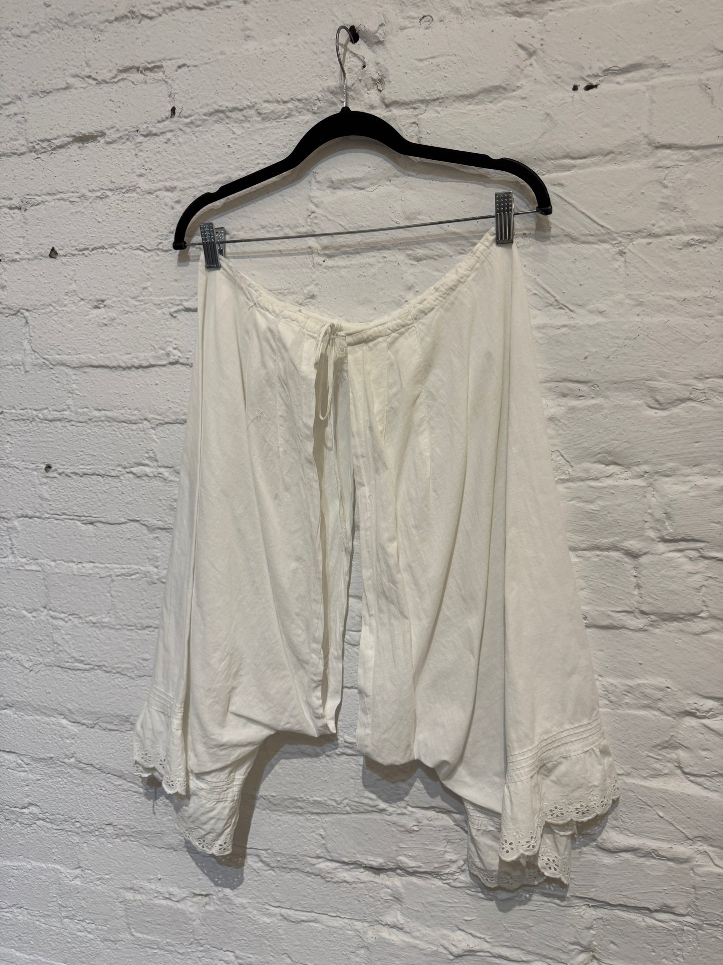 Antique White Eyelet Cotton Bloomers