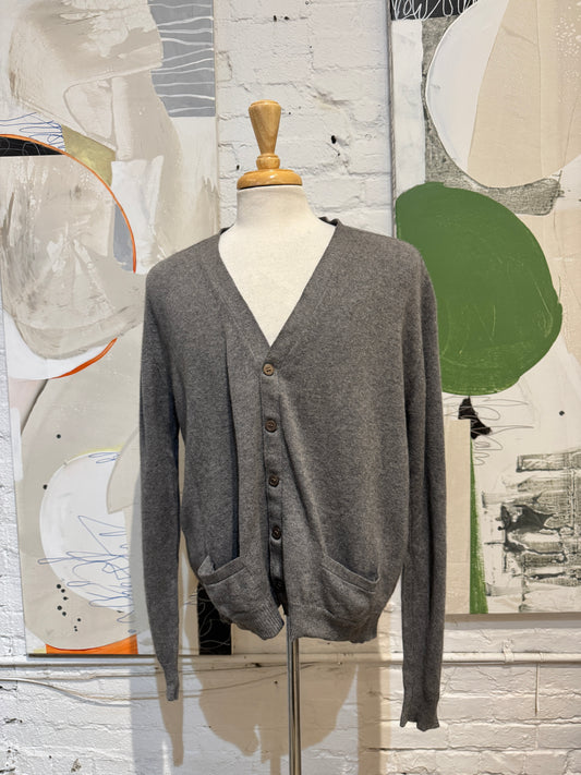 Vintage 1960's "Ambercrombie & Fitch" Cashmere Cardigan Sweater