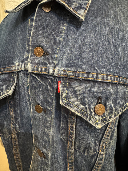 Vintage 1970's Levis Big E Blue Denim Jean Jacket