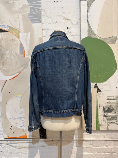 Vintage 1970's Levis Big E Blue Denim Jean Jacket