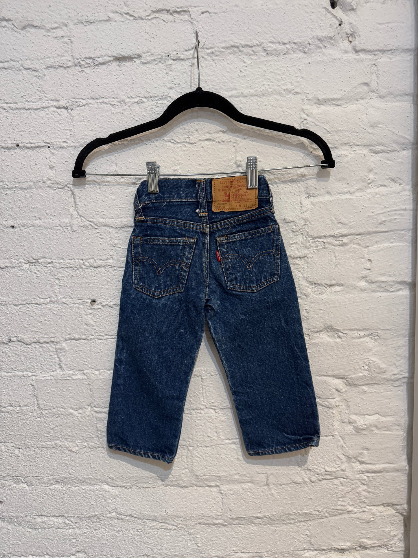 Vintage 1960s Kids Levis Big E 302 0117 Made in USA Jeans