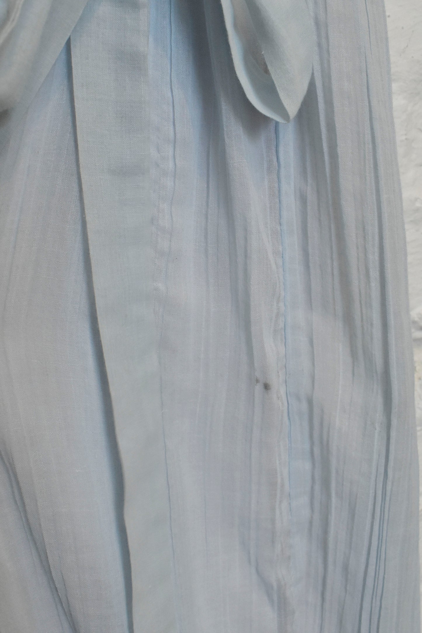 Vintage 1970s "Gunne Sax" Baby Blue Off The Shoulder Dress