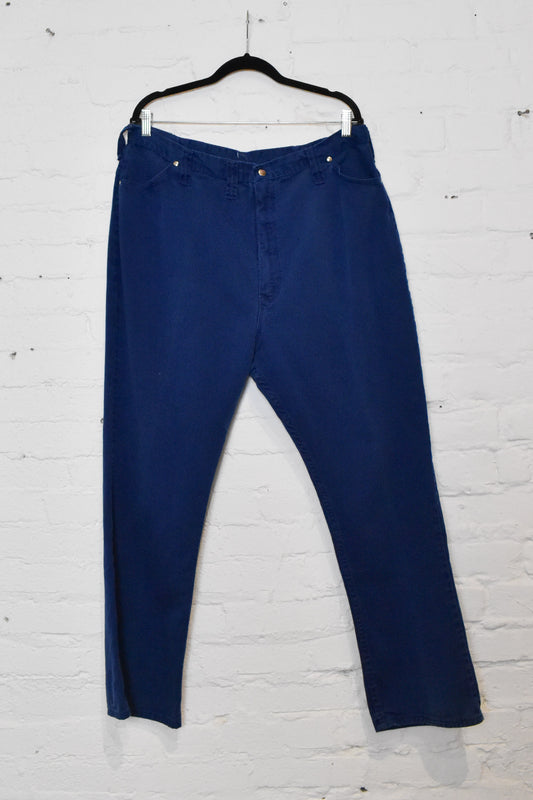 Vintage 1960s/70s "Wrangler" Royal Blue Jeans