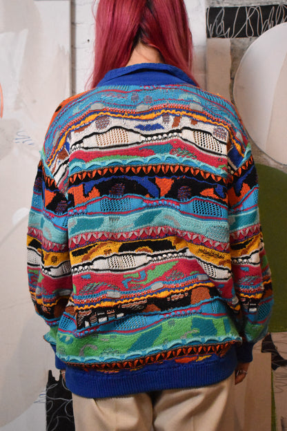 Vintage Coogi Australian Collared Sweater