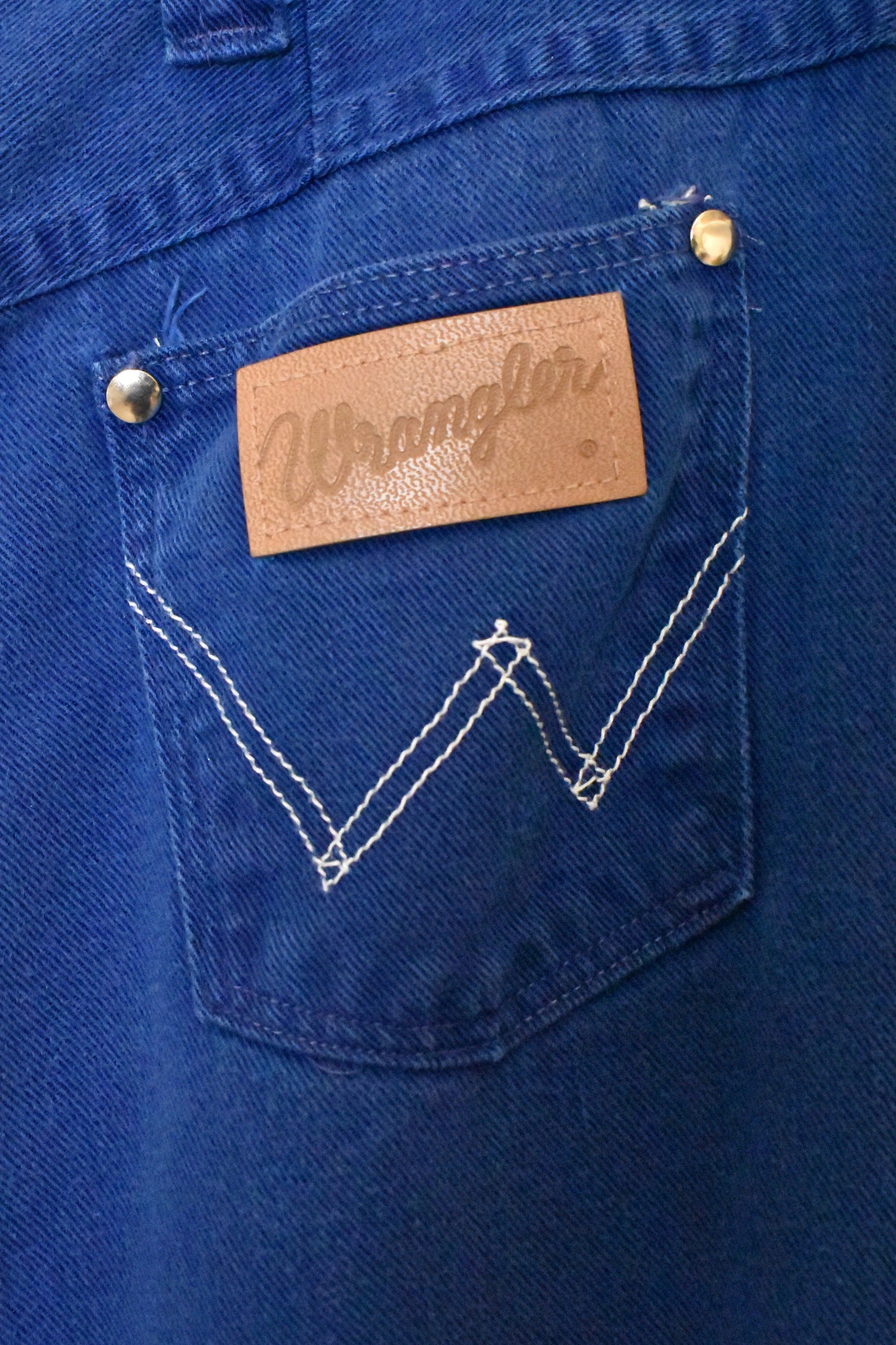 Vintage 1960s/70s "Wrangler" Royal Blue Jeans